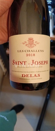 Thung lũng Rhône Saint-Joseph Delas Les Challeys 2018