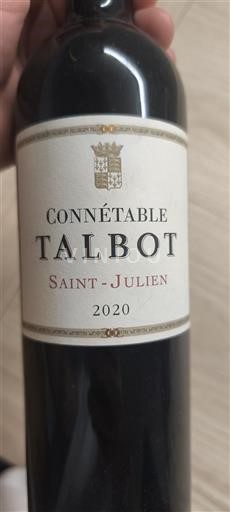 Burdeos Saint-Julien Château Talbot Connétable de Talbot 2020