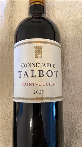 Bordeaux Saint-Julien Château Talbot Connétable de Talbot 2020