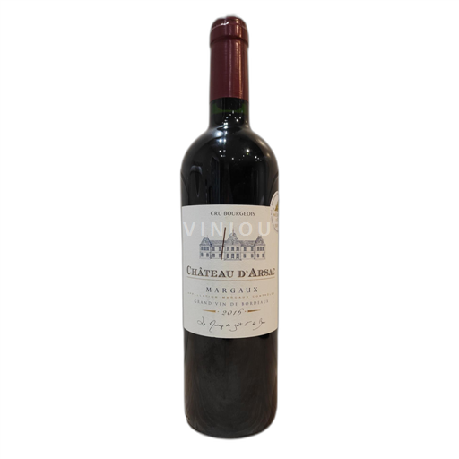 Bordeaux Margaux Château d'Arsac 2016