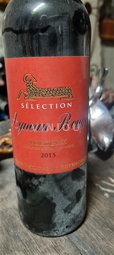 Bordeaux Baron Philippe de Rothschild Sélection Agneau Rouge 2015