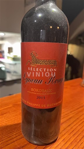 Burdeos Bordeaux Baron Philippe de Rothschild Sélection Agneau Rouge 2015