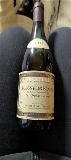 Bourgogne Savigny-lès-Beaune Philippe de Bois d'Arnault Les grands champs 2011