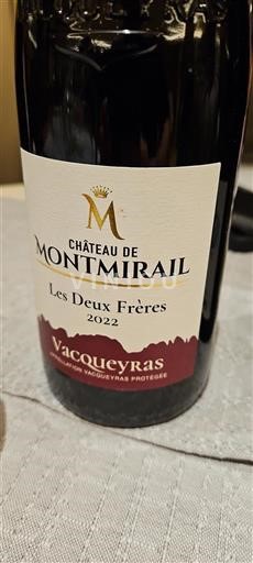 Thung lũng Rhône Vacqueyras Château de Montmirail Les Deux Frères 2022
