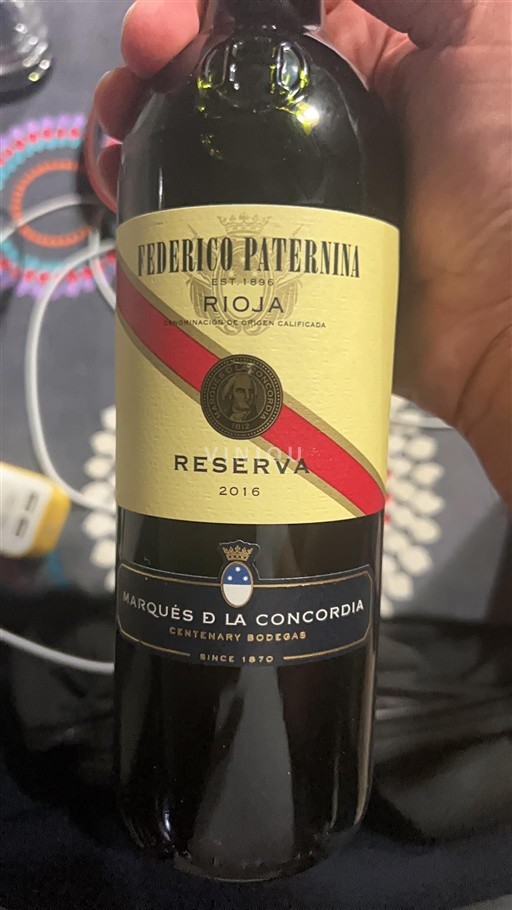 La Rioja Rioja Federico Paternina Reserva 2016