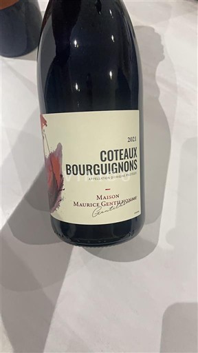 Bourgondië Bourgondische heuvels Maison Maurice Gentilhomme 2021