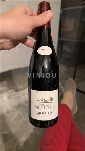 Bourgondië Mercurey Domaine Meix Foulot 2019