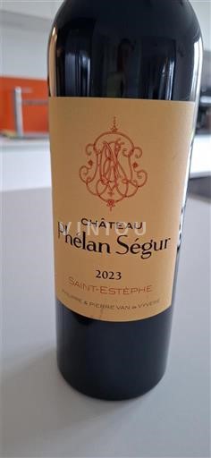 Weine Rouge sec Château Phélan Ségur 2023 Frankreich Bordeaux Saint-Estèphe AOC