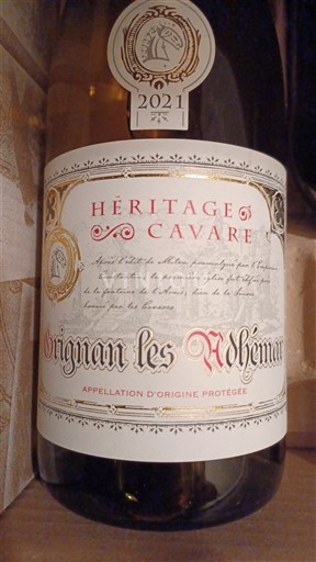 Rhônen laakso Grignan-les-adhémar Héritage Cavare 2021