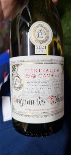 Valle del Ródano Grignan-les-Adhémar Héritage Cavare 2021