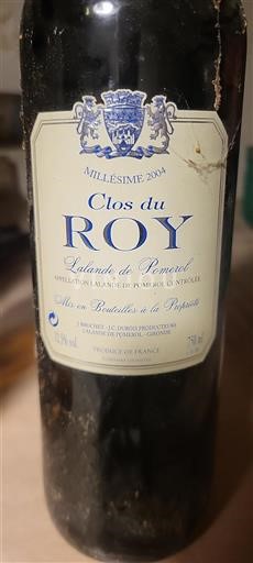 Bordeaux Lalande-de-pomerol Clos du Roy 2004
