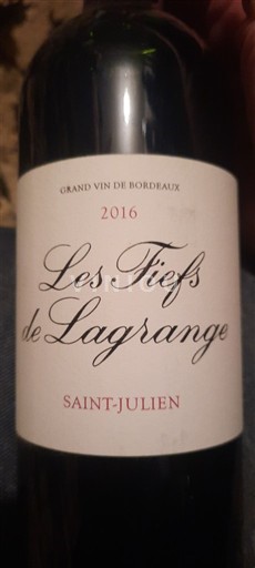 Bordeaux Saint-Julien Les Fiefs de Lagrange 2016