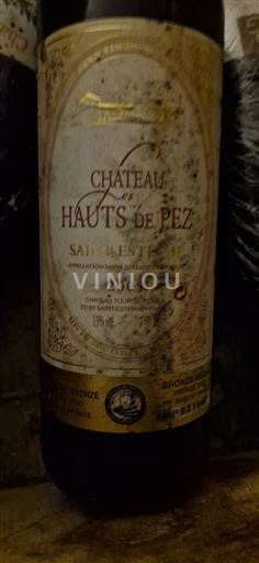 Bordéus Saint-Estèphe Château Les Hauts de Pez 2005