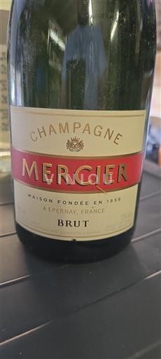 Vin Effervescent Rouge brut Brut Mercier Non millésimé France Champagne AOC