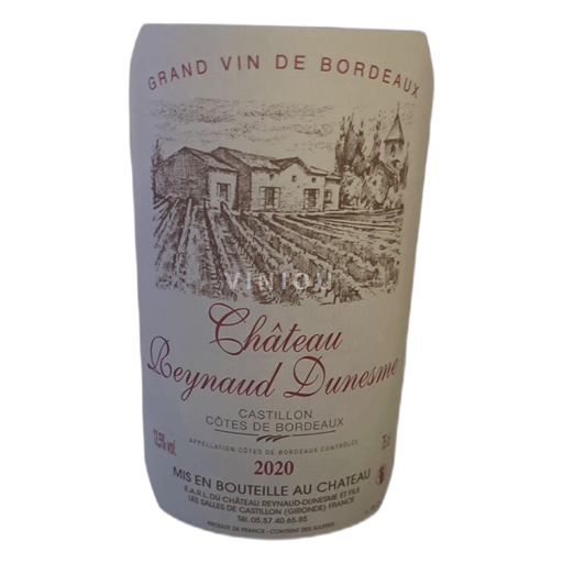Bordeaux Castillon Côtes de Bordeaux Château Reynaud Dunesme 2020