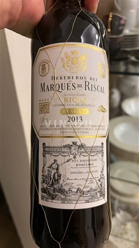 Wines Rioja Herederos del Marqués de Riscal - Reserva - 2013