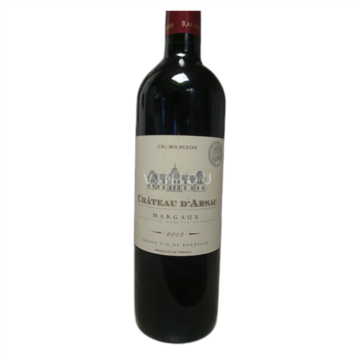 Bordeaux Margaux Château d'Arsac 2012