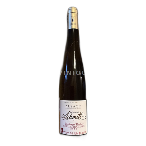Alsazia Gewürztraminer Domaine Schmitt Vendanges Tardives 2015