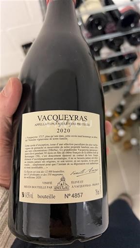 Rona dolina Vacqueyras 1717 2020