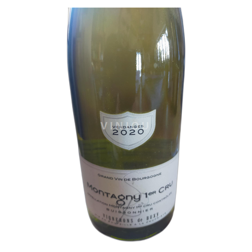 Vin Blanc sec Buissonnier Vignerons de Buxy 2020 France Bourgogne Montagny AOC