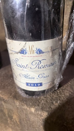 Borgoña Saint-Romain Alain Gras 2019