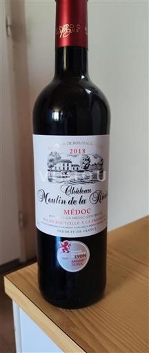 Bordeaux Médoc Château Moulin de la Rivière 2018
