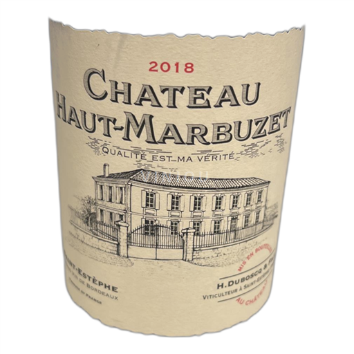 Bordéus Saint-Estèphe Chateau Haut-Marbuzet 2018