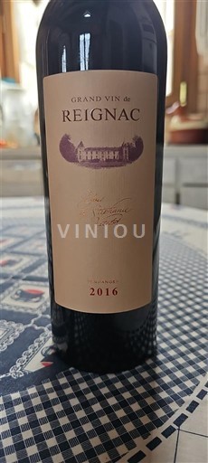 Bordeaux Bordeaux Supérieur Reignac Grand Vin de Reignac 2016