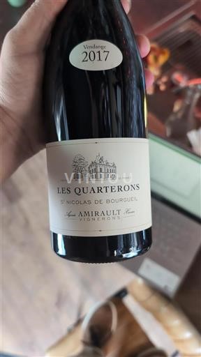 Valle della Loira Saint-Nicolas-De-Bourgueil Amirault Les Quarterons 2017