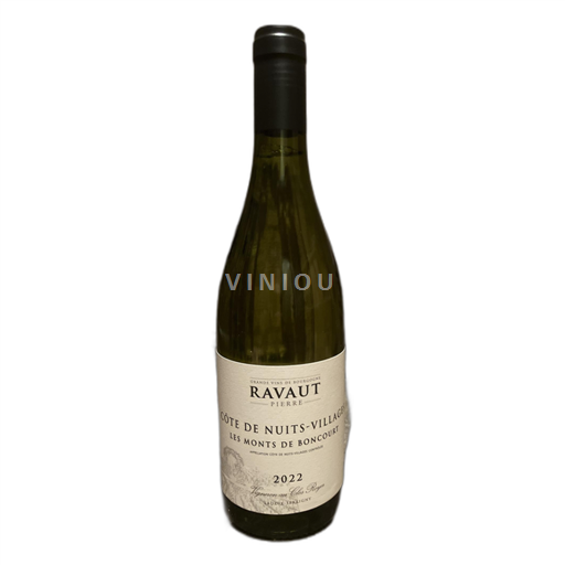 Burgundy Côte de Nuits Villages Ravaut Pierre Les Monts de Boncourt 2022