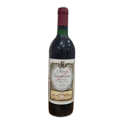 Bordeaux Margaux Château Rauzan-Gassies 1986
