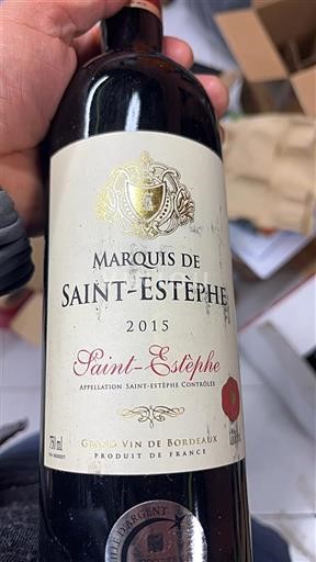 Burdeos Saint-Estèphe Marquis de Saint-Estephe 2015