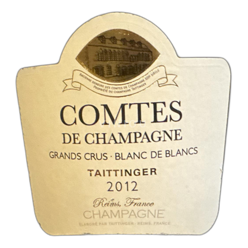 Champagne Ikke specificeret Taittinger Comtes de Champagne Blanc de Blancs 2012
