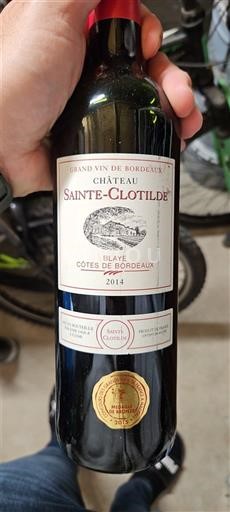 Bordeaux Blaye-Côtes-de-Bordeaux Château Sainte-Clotilde 2014