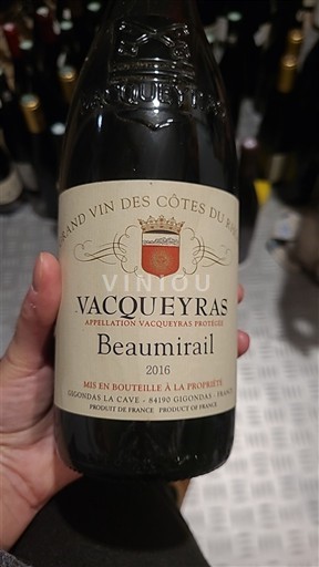 Rona dolina Vacqueyras Beaumirail 2016