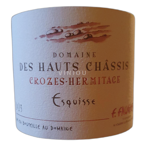 Rhône-dalen Crozes-Hermitage Domaine des Hauts Chassis Esquisse Ikke årgangsbestemt