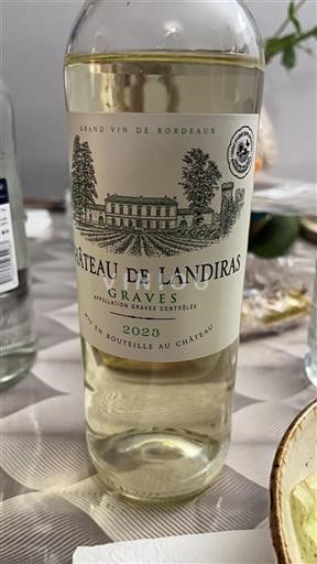 Bordéus Graves Château de Landiras 2023