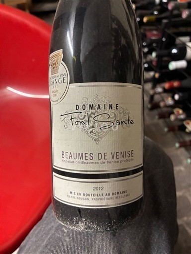Rhônen laakso Beaumes de Venise Domaine Font Sante 2012