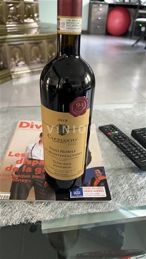 Toscana Vino Nobile di Montepulciano Carpineto Riserva 2018