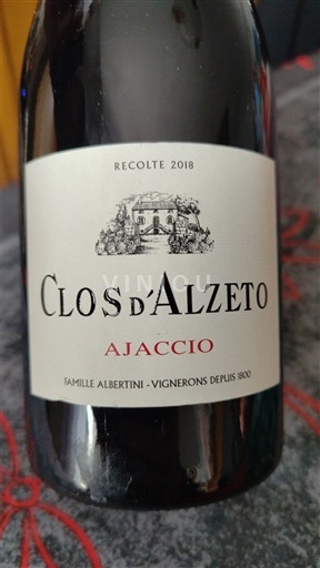 Corsica Ajaccio Clos d'Alzeto 2018