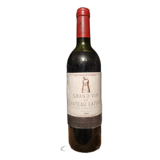 Bordeaux Pauillac Chateau Latour Grand Vin 1982