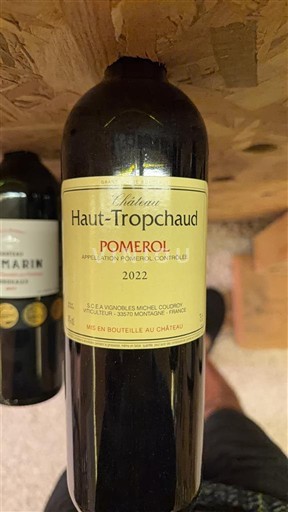 Bordeaux Pomerol Château Haut-Tropchaud 2022
