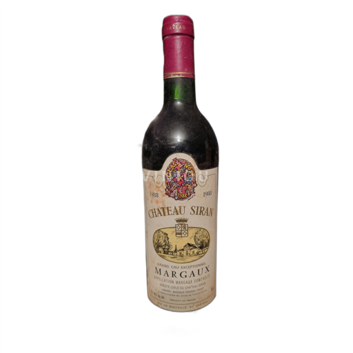 Bordeaux Margaux Château Siran 1988