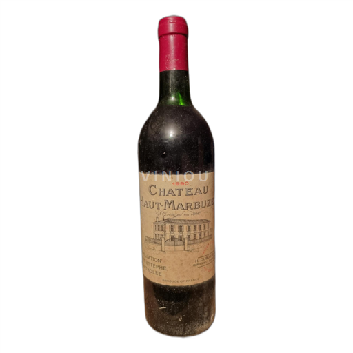 Bordéus Saint-Estèphe Chateau Haut-Marbuzet 1990