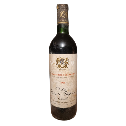 Bordeaux Saint-Émilion Grand Cru Château Beau-Séjour Bécot 1988