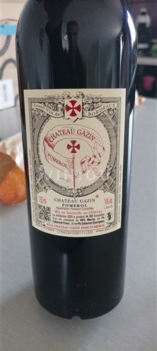 Bordéus Pomerol Château Gazin Não Sazonado