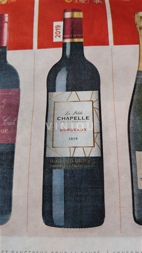 Bordeaux La Petite Chapelle 2019