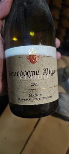 Bourgogne Bourgogne-aligoté Maison Maurice Gentilhomme 2022