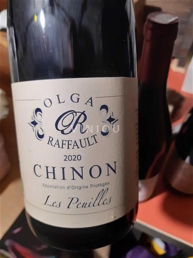 Vin Rouge sec Les Peuilles Domaine Olga Raffault 2020 France Vallée de la Loire Chinon AOC