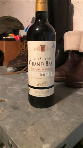 Bordo Montanja Sen Emilion Château Grand Baril 2016
